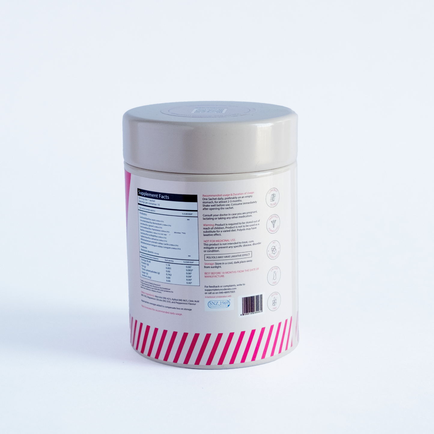 Happy Gut Advanced Pre & Probiotic Powder - Naturally Boost Digestion & Metabolism