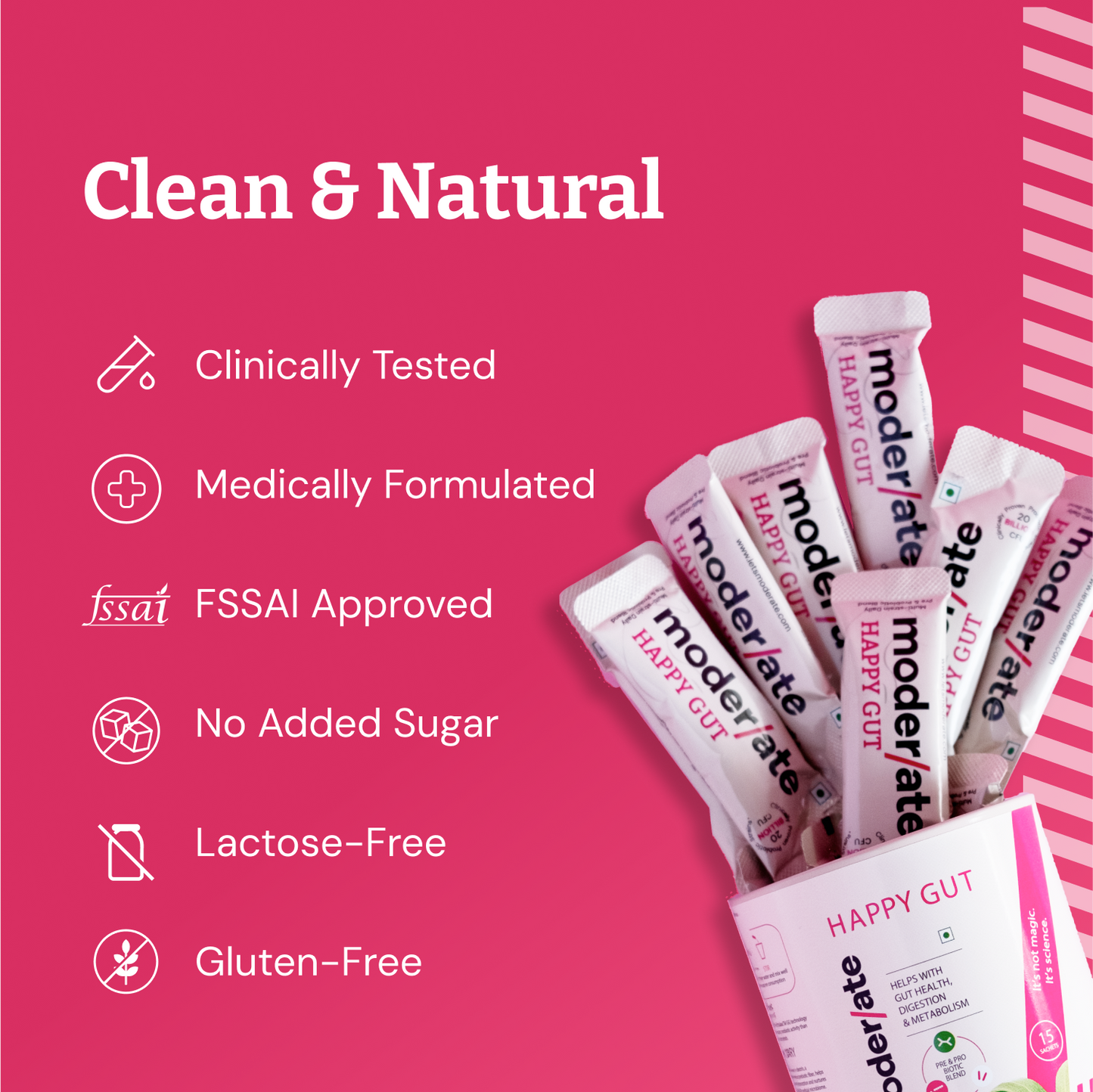 Happy Gut Advanced Pre & Probiotic Powder - Naturally Boost Digestion & Metabolism