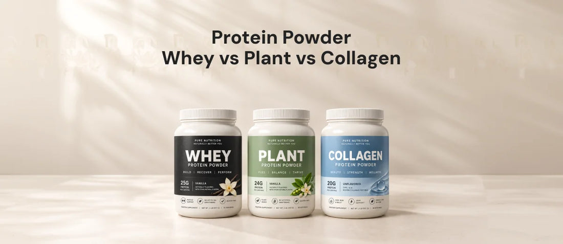 Whey vs. Plant vs. Collagen: Which Protein Actually Matches Your Goal?