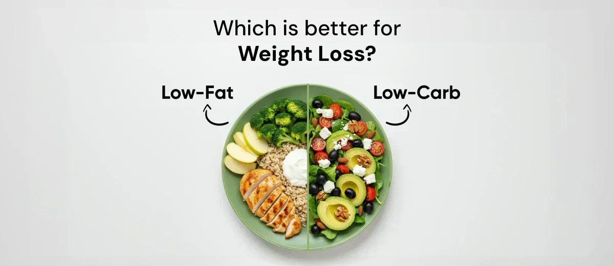 Low-Carb vs. Low-Fat : Which Is Better for Weight Loss?