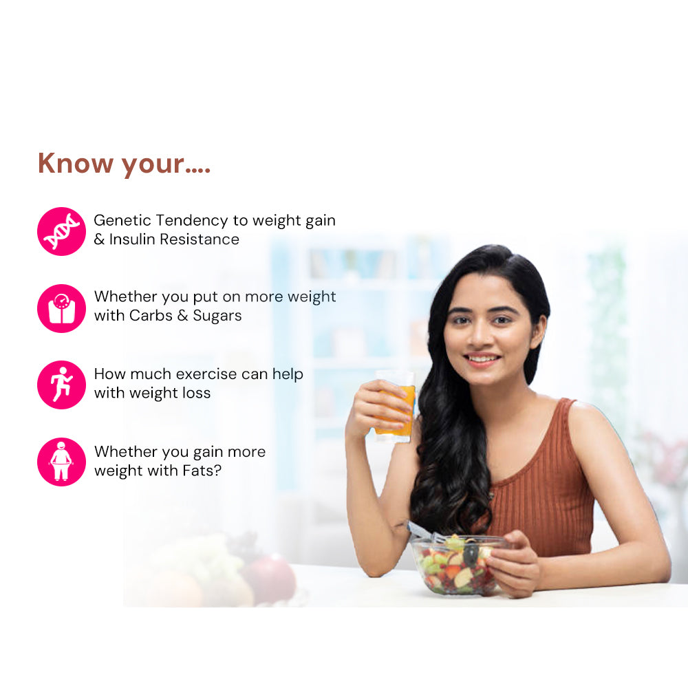 India’s most advanced Genetic Testing for Obesity & Weight Gain Genes