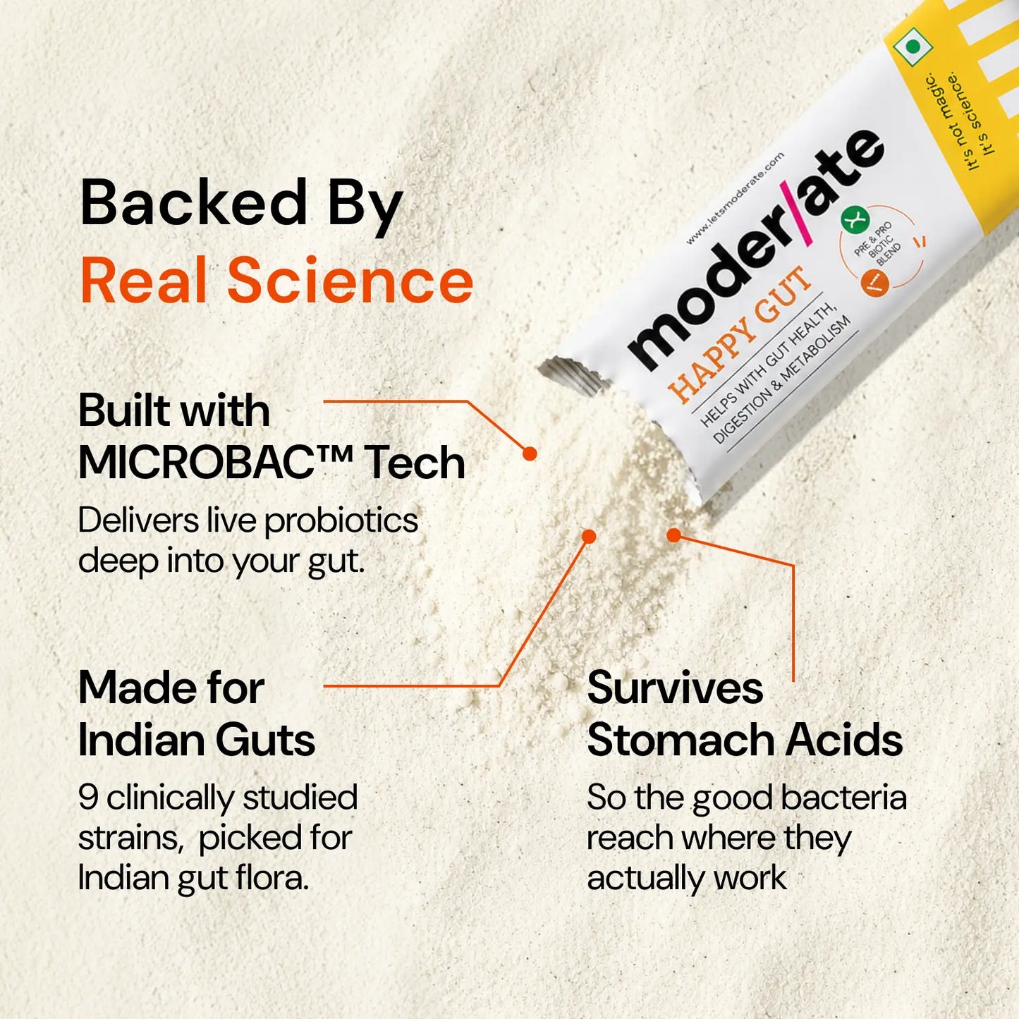 Happy Gut Pre & Probiotic Powder