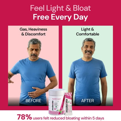 Happy Gut to Feel Light and Bloat-Free Every Day