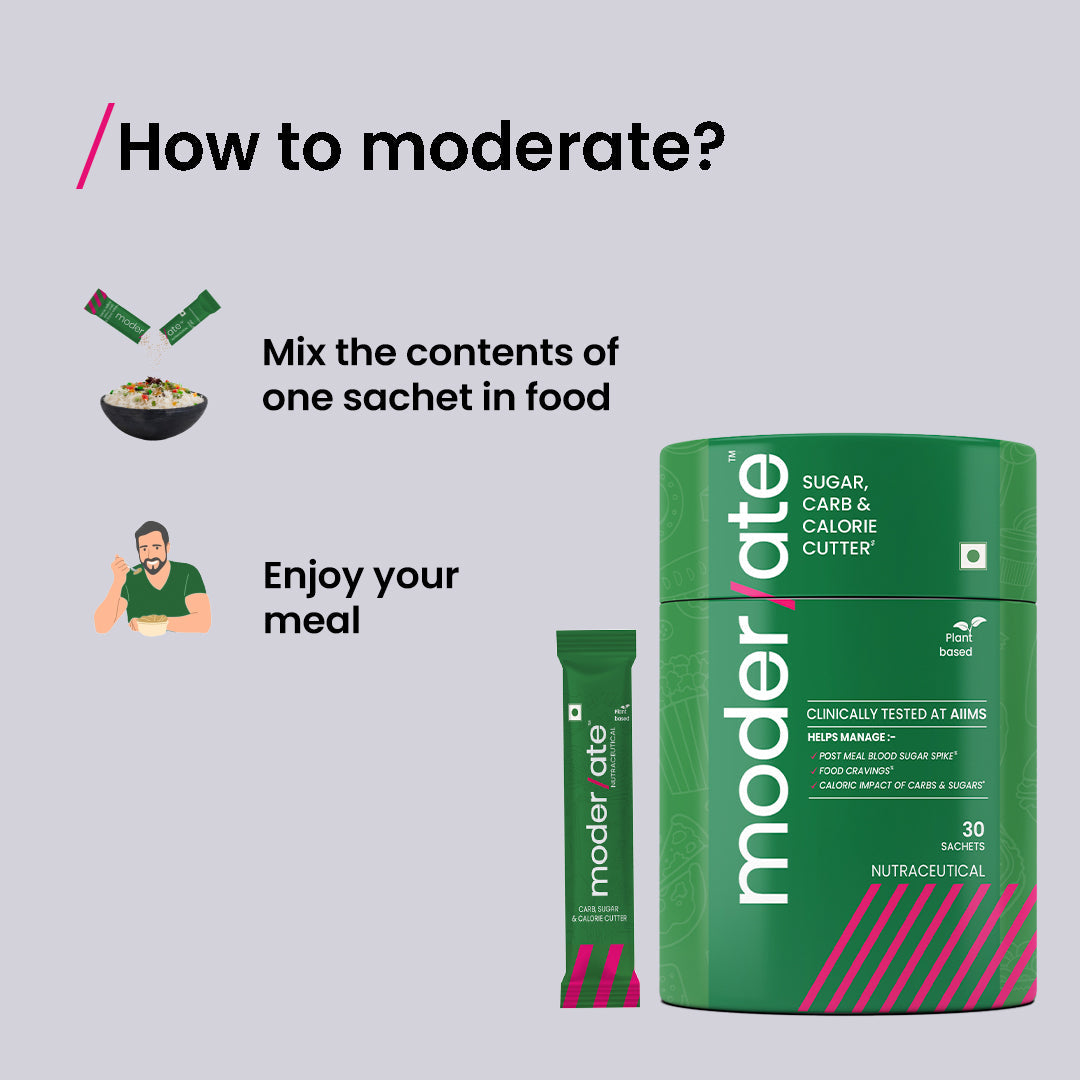 How to use Moderate Sachet