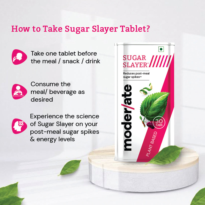 How to take Moderate Sugar Slayer Tablet?