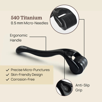 Derma Roller 0.5mm | 540 Titanium Microneedles