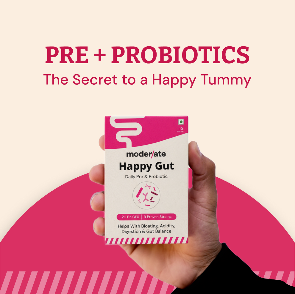 Happy Gut Advanced Pre & Probiotic Powder - Naturally Boost Digestion & Metabolism